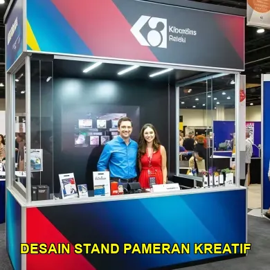 desain stand pameran kreatif